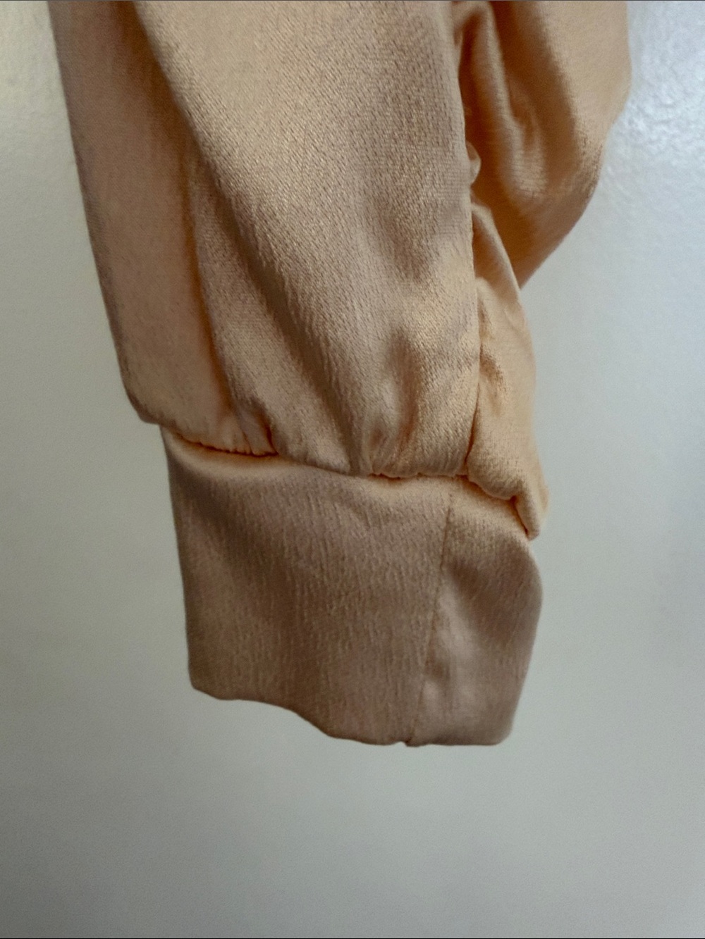 Zara Blush Satin Cropped Bomber Jacket - Picture 5 of 7